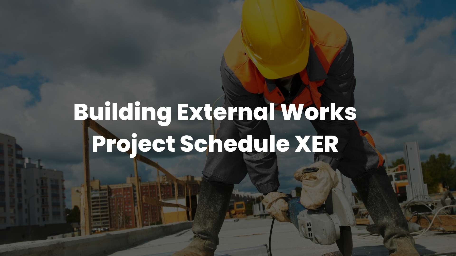 Building External Works Project Schedule XER Water Distribution Network Project Schedule XER 4