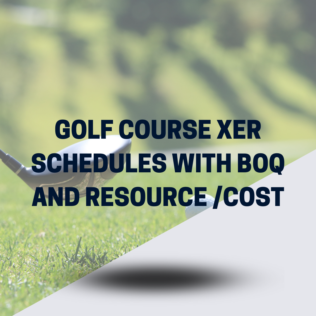 GOLF Course XER Schedules
